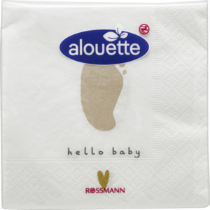 alouette Serviette Hello Baby