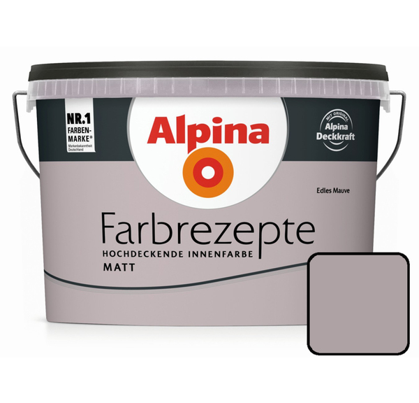 Bild 1 von Alpina Farbrezepte Edles Mauve matt 2,5 L