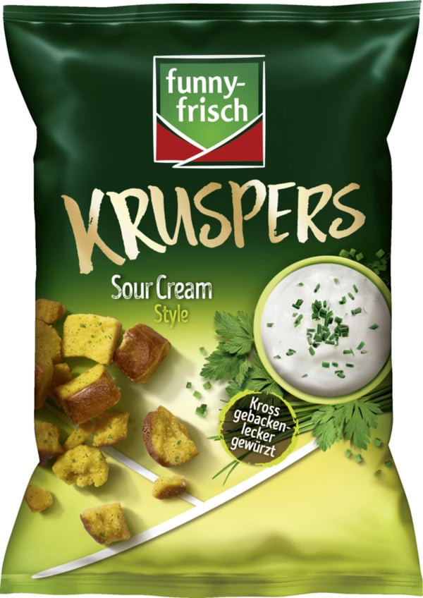 Bild 1 von funny-frisch Kruspers Sour Cream Style, 120 g