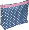 Bild 1 von Travel Collection Damen Kulturtasche blau/weiss gepunktet