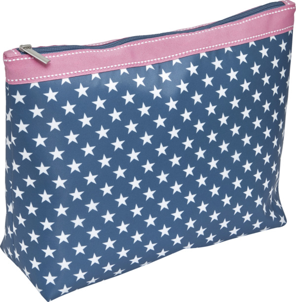 Bild 1 von Travel Collection Damen Kulturtasche blau/weiss gepunktet