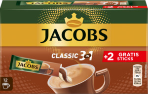 Jacobs 3in1 Instantkaffee Sticks, 216 g