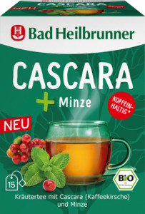 Bad Heilbrunner Kräutertee Cascara + Minze (15 Beutel)