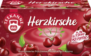 Teekanne Früchtetee Herzkirsche, 45 g