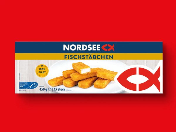 Bild 1 von Nordsee Fischstäbchen, 
         450 g