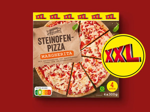 Trattoria Alfredo Steinofenpizza Margherita XXL, 
         4x 300 g