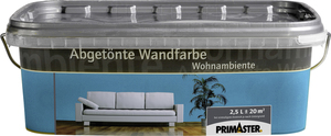 Primaster Wandfarbe Wohnambiente 2,5 L petrol