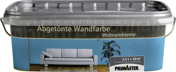 Bild 1 von Primaster Wandfarbe Wohnambiente 2,5 L petrol