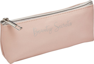 Vito & Joe Schminktasche rosa mit "Beauty Secrets" Druck