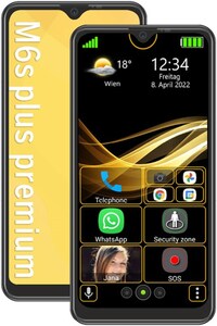 M6s plus Smartphone schwarz