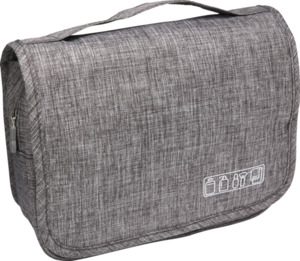 Travel Collection Herren Kulturtasche grau