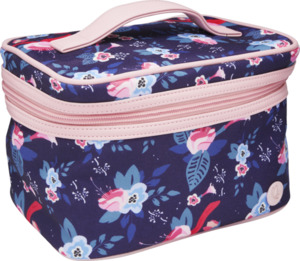 Travel Collection Beautycase dunkelblau/pink