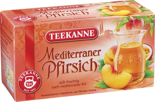 Bild 2 von Teekanne Früchtetee Mediterraner Pfirsich, 50 g