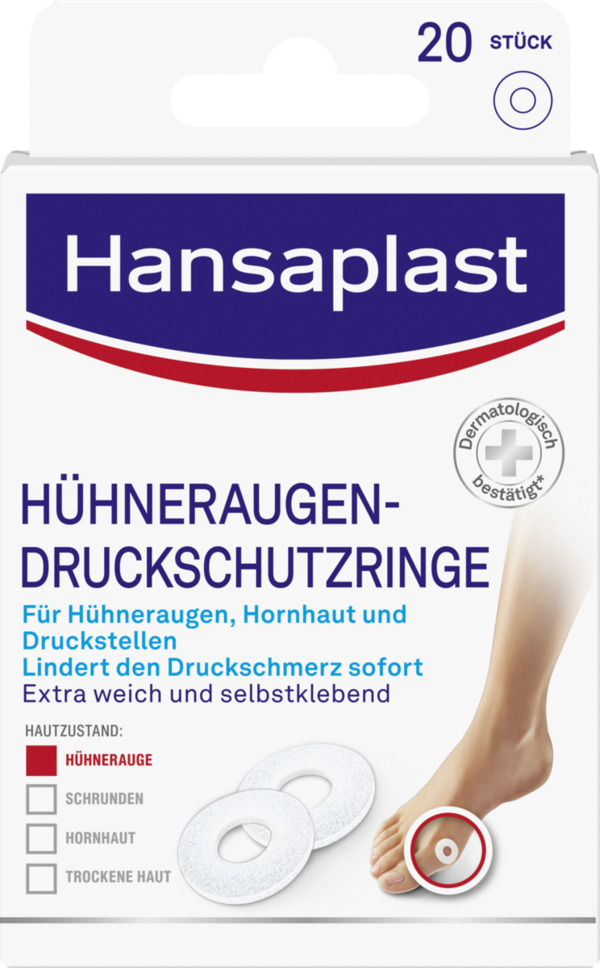 Bild 1 von Hansaplast Hühneraugen-Druckschutzringe