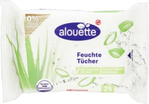 alouette Feuchte Tücher Aloe Vera Reisegröße