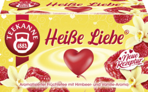 Teekanne Früchtetee Heiße Liebe, 45 g