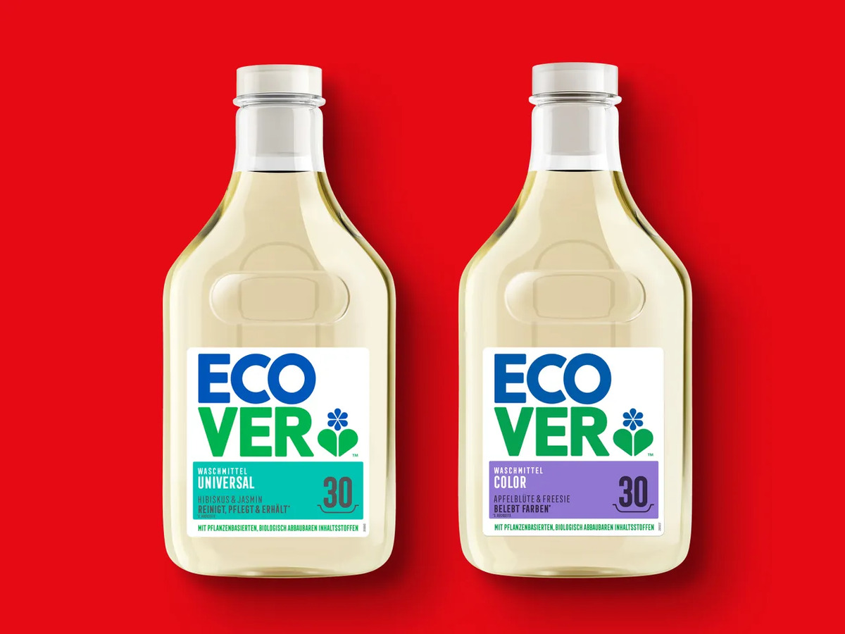 Bild 1 von Ecover Flüssigwaschmittel 30 Wäschen, 
         1,5 l