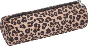 Travel Collection Make up Tasche braun-schwarz Leo Muster