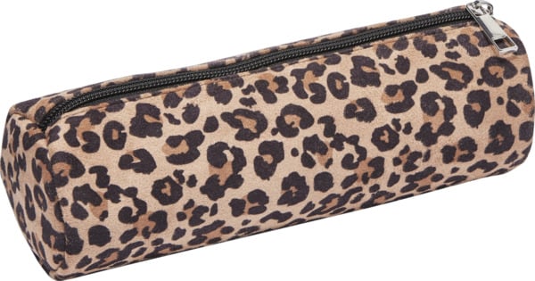 Bild 1 von Travel Collection Make up Tasche braun-schwarz Leo Muster