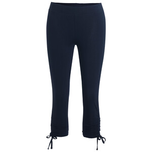 Damen 7/8-Leggings unifarben DUNKELBLAU