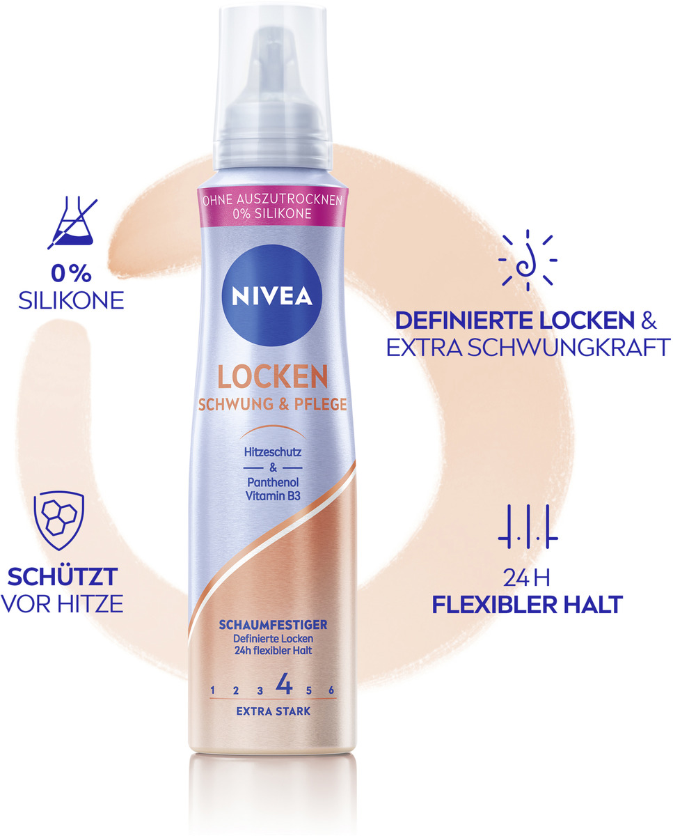 Bild 3 von NIVEA Locken Schwung & Pflege Schaumfestiger, 150 ml