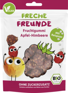 Freche Freunde Bio Fruchtgummi Apfel-Himbeere mit Reispops, 30 g
