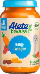 Alete bewusst Menü Baby-Lasagne ab dem 8. Monat