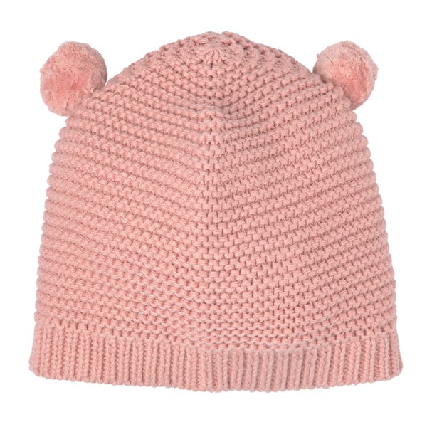 Bild 1 von Baby Strickmütze mit Bommeln ROSA