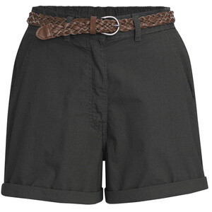 Damen Chinoshorts mit Gürtel DUNKELGRAU