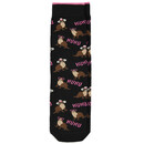 Bild 1 von 1 Paar Damen Socken mit Otter-Motiven SCHWARZ