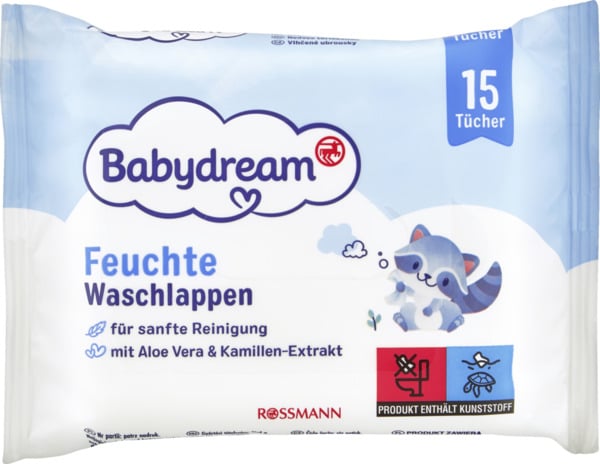 Bild 1 von Babydream Babydream Feuchte Waschlappen 15 ST