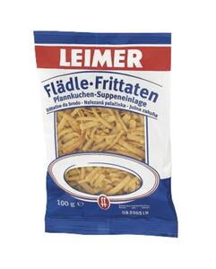 Leimer Flädle Frittaten Suppeneinlage 100G MHD 20.07.2024