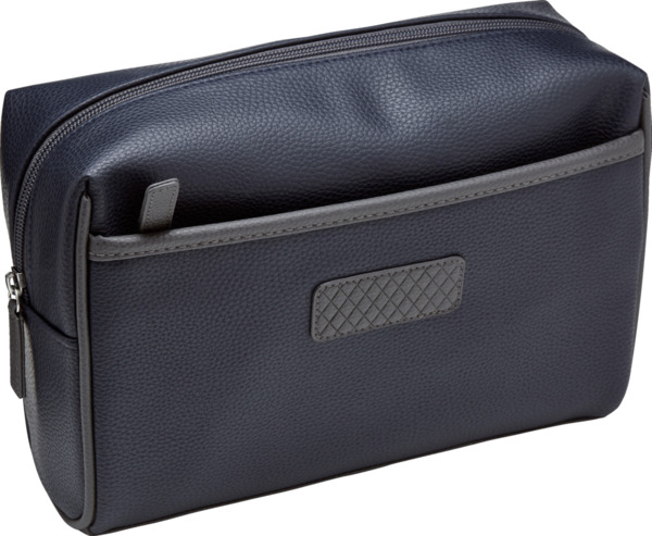 Bild 1 von Travel Collection Herren Kulturtasche grau/dunkelblau