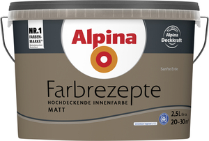 Alpina Farbrezepte Sanfte Erde matt 2,5 L