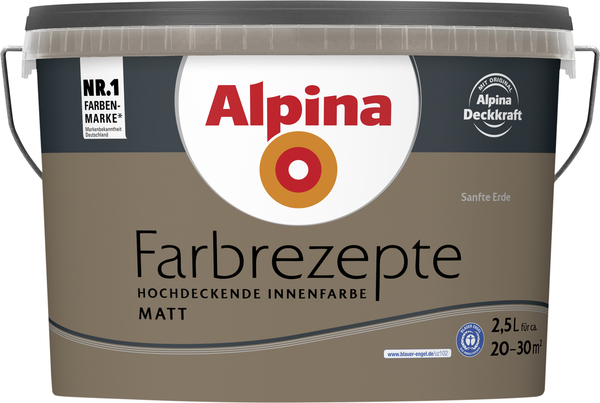 Bild 1 von Alpina Farbrezepte Sanfte Erde matt 2,5 L