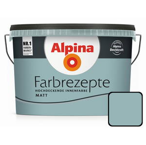 Alpina Farbrezepte Gletscherblau matt 2,5L