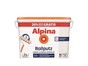 Alpina Rollputz 12 kg 0,5 mm Körnung weiß