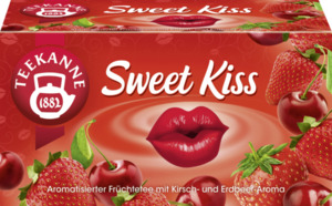 Teekanne Verführerischer Früchtetee - Sweet Kiss, 45 g