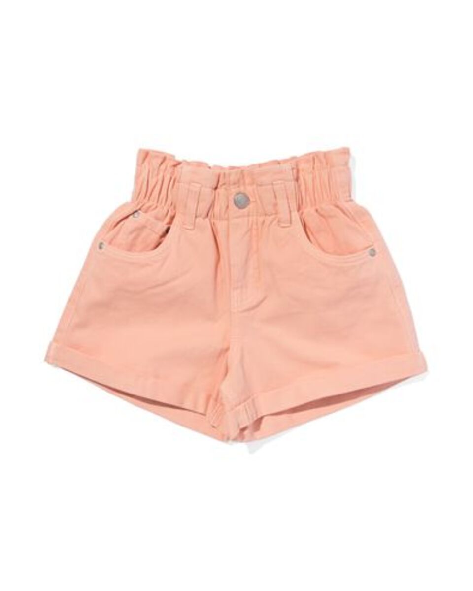 Bild 1 von kurze Kinder-Paperbag-Hose pfirsich