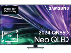 SAMSUNG GQ85QN85D NEO QLED TV (Flat, 85 Zoll / 214 cm, UHD 4K, SMART TV, Tizen), Carbon Silver