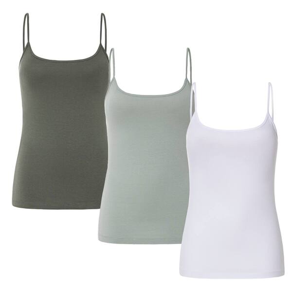 Bild 3 von OYANDA® Damen-Spaghettiträger-Tops, 3-St.-Packg.