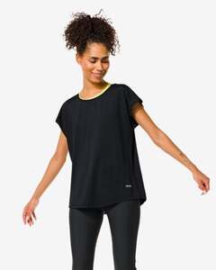 Damen-Sportshirt schwarz