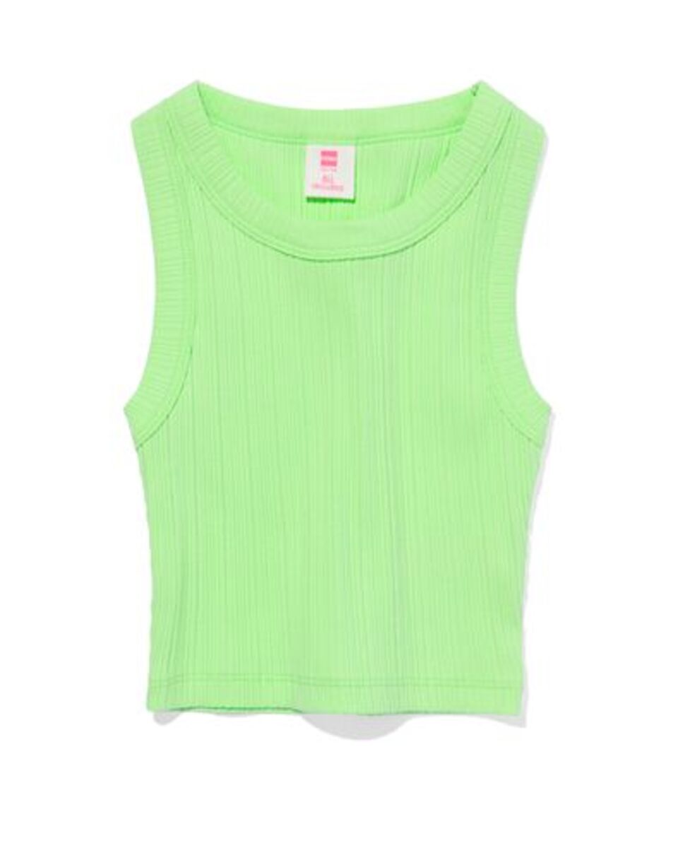 Bild 1 von Kinder-Top, kurz, gerippt grün