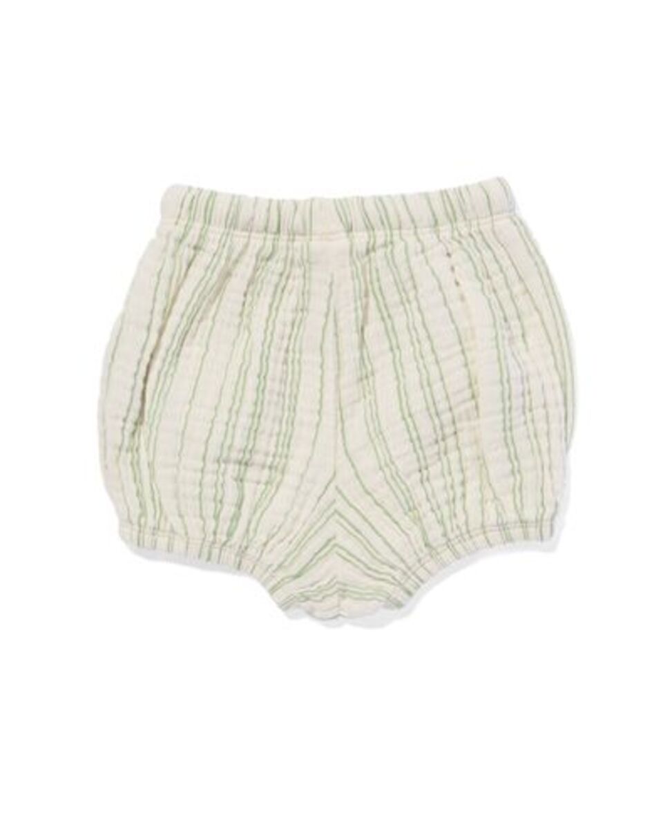 Bild 2 von Newborn-Pumphose, Musselin, Streifen grün