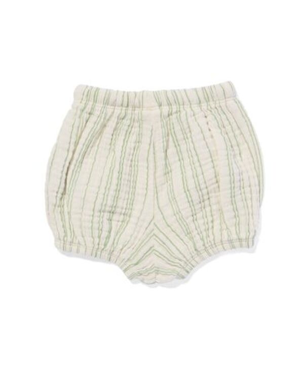 Bild 2 von Newborn-Pumphose, Musselin, Streifen grün