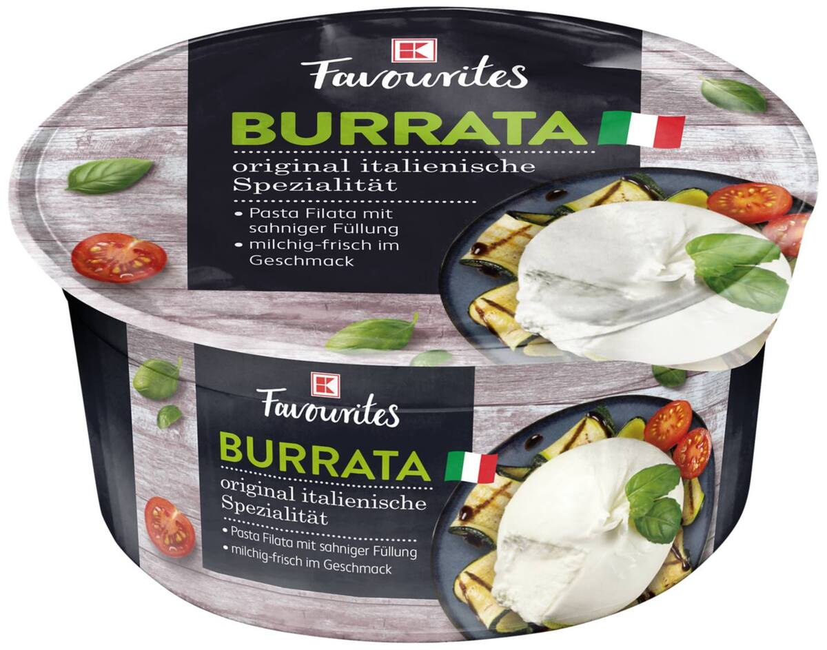 Bild 1 von K-FAVOURITES Burrata, 280-g-Becher