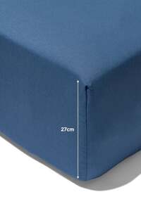 Boxspring-Spannbettlaken, Soft Cotton, 90 x 200 cm, blau