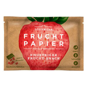 Dörrwerk 2 x Fruchtpapier Erdbeere & Apfel