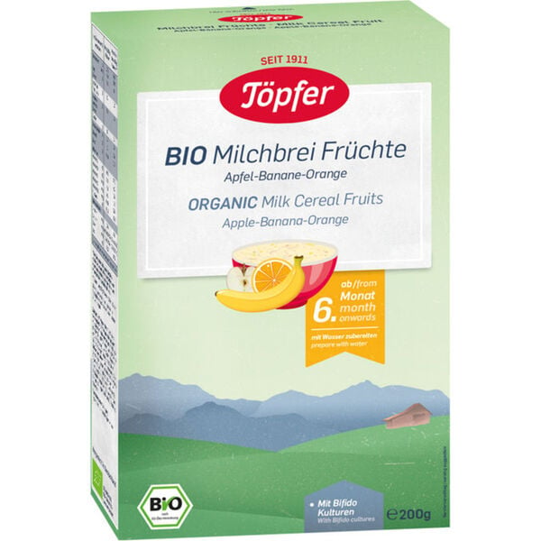 Bild 1 von Töpfer BIO Milchbrei Früchte