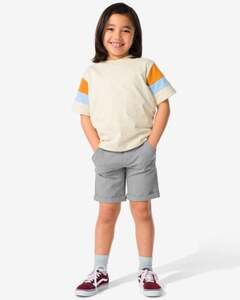 kurze Kinder-Hose beige